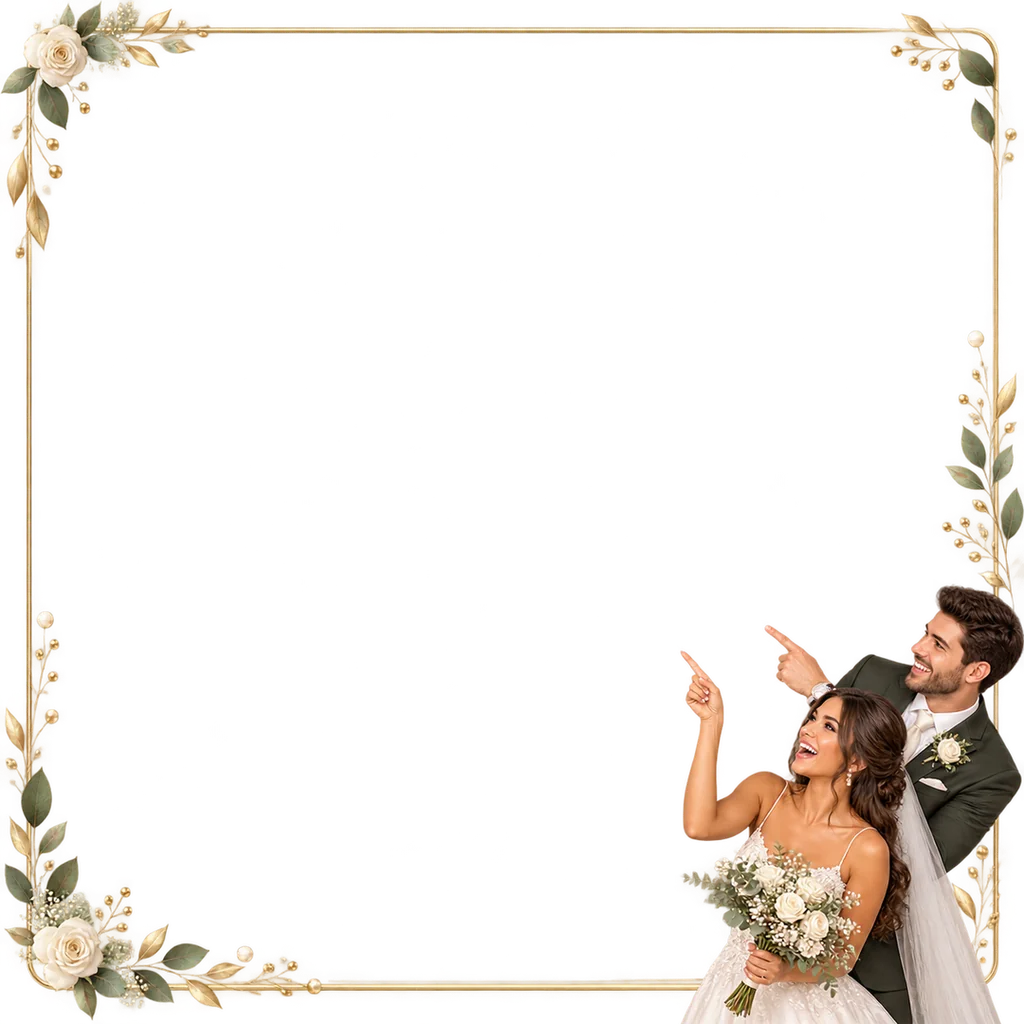 Casamento com os noivos
